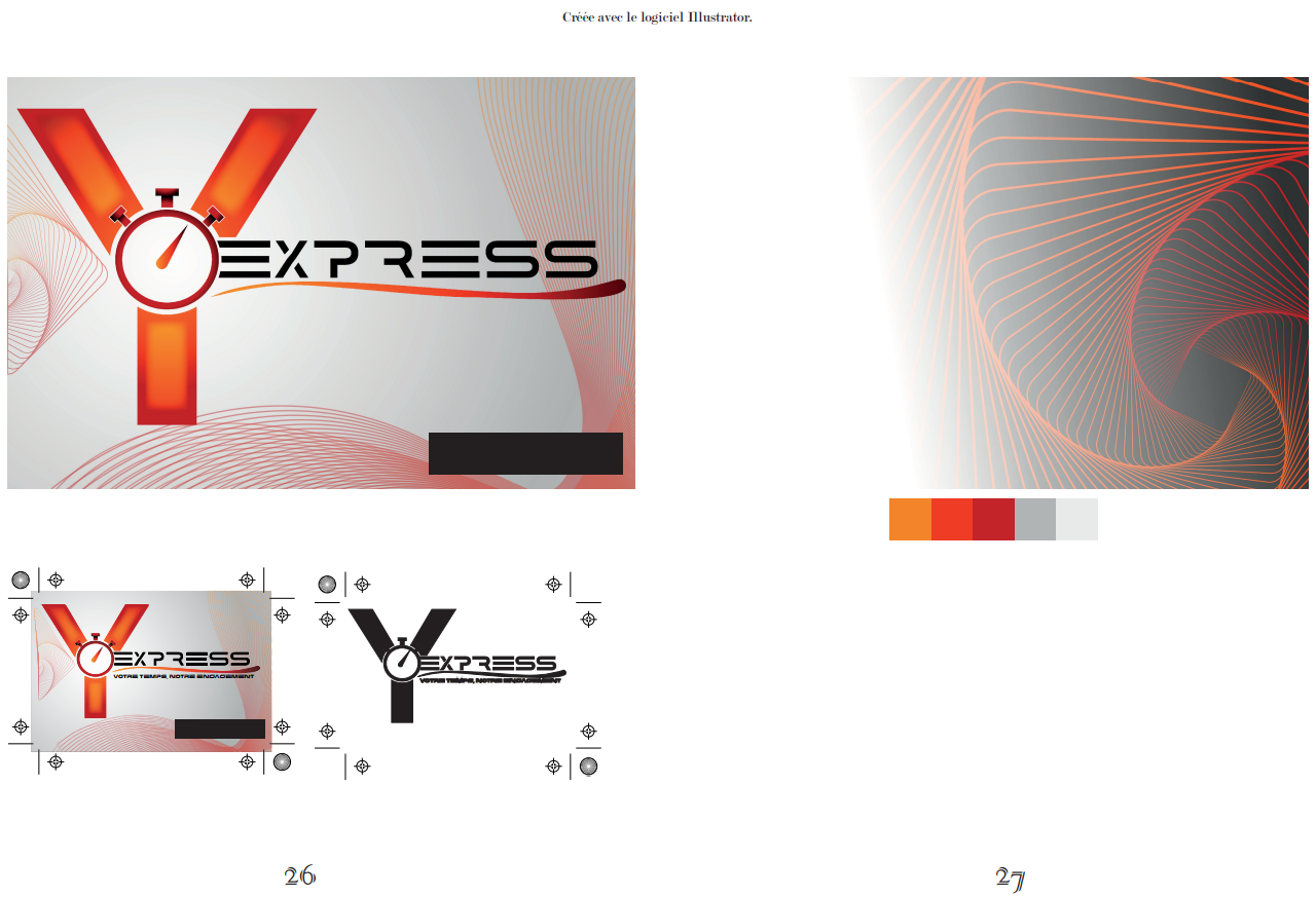 Carte de visite Y Express — aperçu recto-verso
