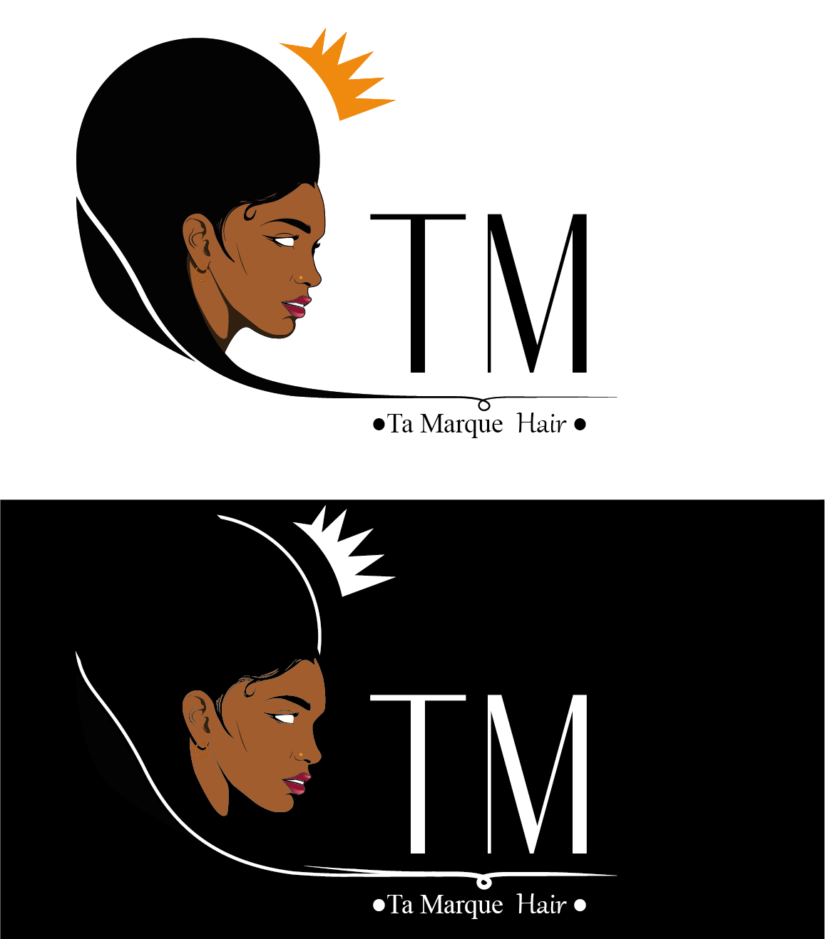 Logo coiffure — disponible à l'achat